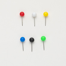 彩色圆球针塑料大头针散装办公软木固定圆球针多规格地图钉地球针