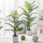 仿真散尾葵绿植轻奢假花树仿生植物室内大型装饰客厅盆栽落地摆件