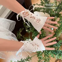 Ручной рукав lolita кружева diy японские девушки с консилерными рукавами женщины Харадзюку ветер короткий