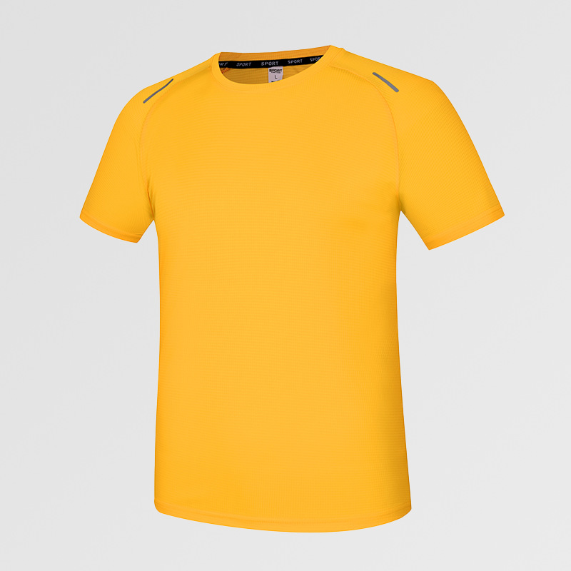 Camiseta de manga corta con cuello redondo para hombre, transpirable, de secado rápido y fresca, con estampados de imágenes y texto, venta al por mayor de fabricantes, ideal para verano y transfronteriza en Amazon.