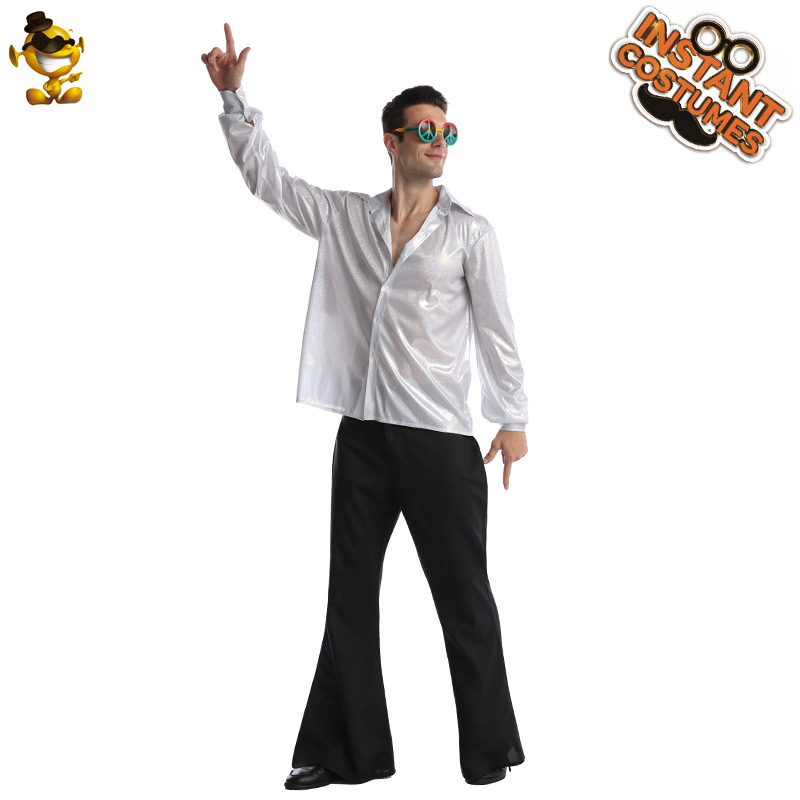 Adultos transfronterizos Europa y América de los años 70 ropa de fiesta retro hippie ropa de cosplay hippie al por mayor