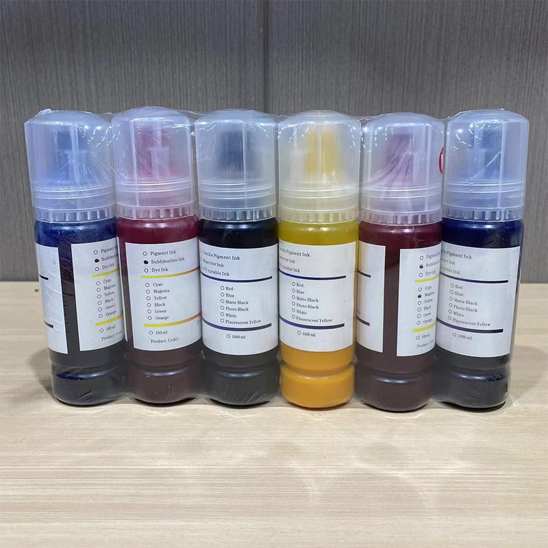 Sublimation Transfer Ink, Special Inkjet Creative Ink for Clothing and Cups, Refillable Sublimation Ink