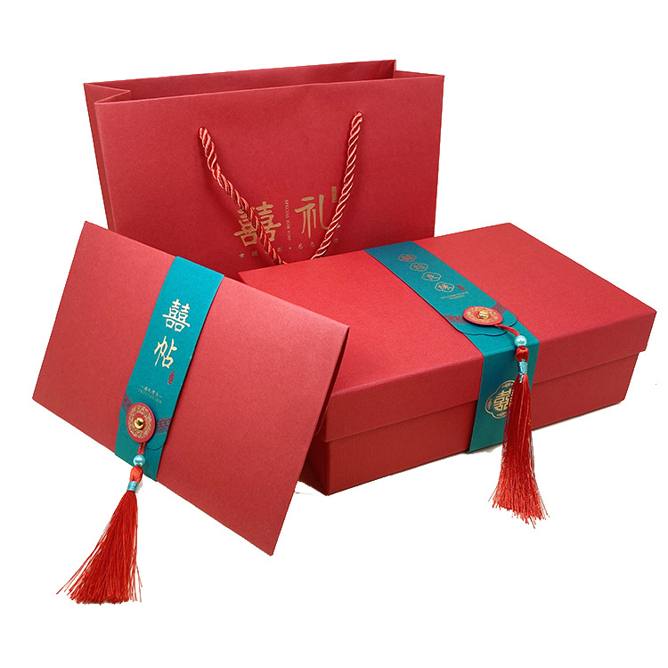 新款国风传统中式风格喜糖盒  结婚喜糖盒 创意婚礼糖果包装盒