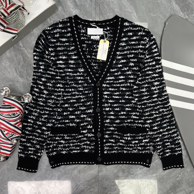 【】Factory Store High-Quality New Spring and Autumn Tweed Knit Sweater Unisex Cardigan Jacket 【】Factory Store High-Quality New Spring and Autumn Tweed Knit Sweater Unisex Cardigan Jacket