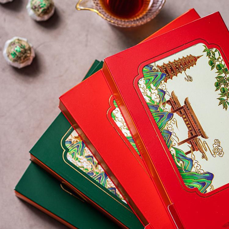 Xiao Qing Gang tea, gift box, банка для хранения, chenpi, Puerh tea, 18 pieces, 12 pieces, Birthday gift 4