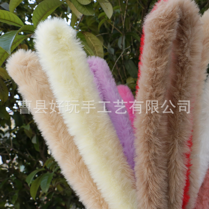 Suministro directo de fábrica 20mm imitación conejo felpa trenzado palo súper grueso súper densa hecha a mano DIY muñeca pequeña leche perro raíz pelo al por mayor