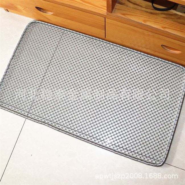 厂家供应镀锌脚踏网、地垫，长宽为0.5*0.6m，用于门口清洁