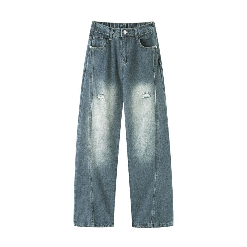 American High Street Straight-Leg Jeans for Men 2026 Spring Loose Plus-Size Casual Long Pants Men's Retro Pants American High Street Straight-Leg Jeans for Men 2026 Spring Loose Plus-Size Casual Long Pants Men's Retro Pants