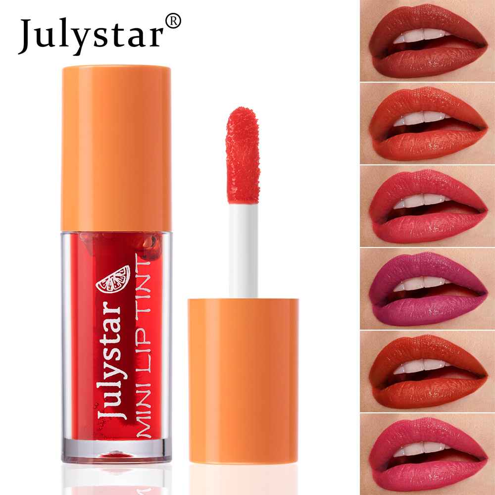 Julystar Cartoon Pattern Duck Lipstick Water Dye Lip Gloss 6-piece Set Lip Gloss undefined