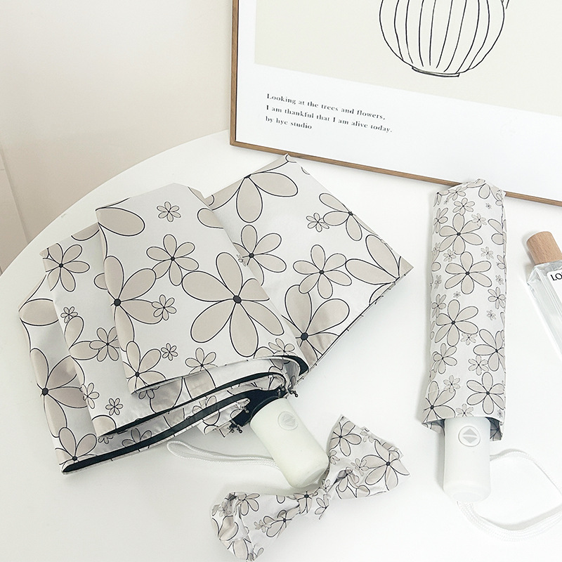 Paraguas de sol completamente automático, protección solar, protección UV, paraguas de sol para mujer, paraguas plegable de alta gama de doble uso, paraguas de cinco pliegues