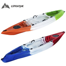 滚塑皮划艇 塑料皮划艇 塑料硬艇1+1亲子船亲子平台舟亲子双人船