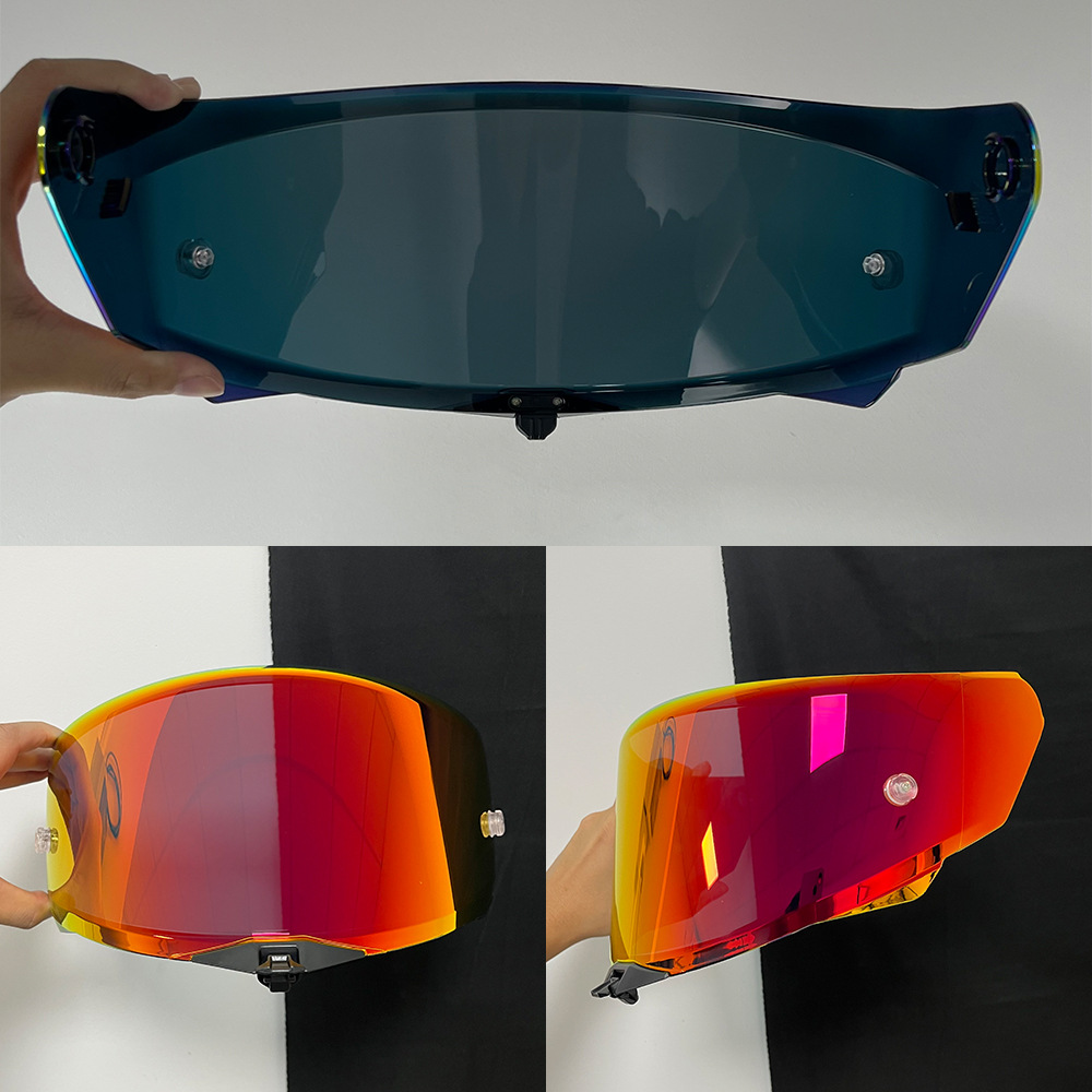 Tt Revo Lenses Are Suitable for Tt Revo Motorcycle Helmets, with Mirror-Coated High-Definition Lenses for Day and Night Use and Uv Protection
