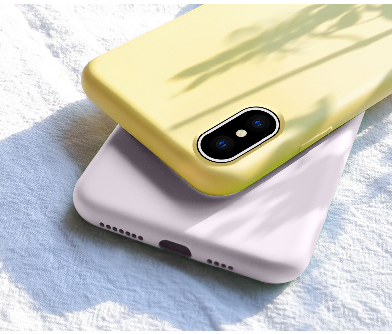 Apple X cep telefonu kılıfı için uygundur iPhonexsmax cep telefonu kılıfı XR düşmeyi önleyici ultra ince sert silikon 11 şeffaf beyaz xs