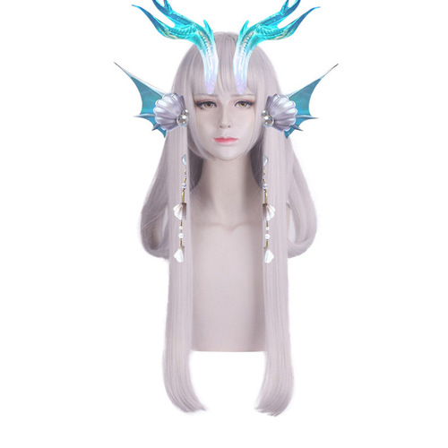 Cardamom King Xishi FMVP skin Youlong Qingying cosplay wig