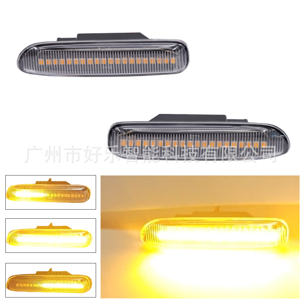 Suitable for Bmw 3 Series E46 Dynamic Flowing Wing Led Indicator Lights Car Door Turn Signal Side Lights