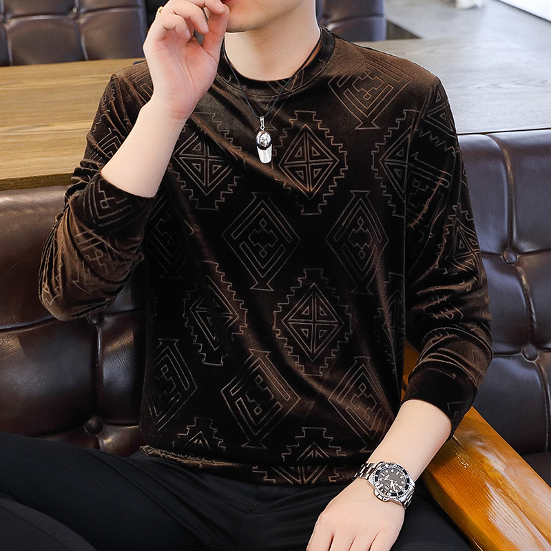 2023 New Velvet Crew Neck Sweatshirt, One-Piece Drop Shipping, Long-Sleeved, Slim Fit, Thin, Stylish, Casual and Versatile 2023 New Velvet Crew Neck Sweatshirt, One-Piece Drop Shipping, Long-Sleeved, Slim Fit, Thin, Stylish, Casual and Versatile