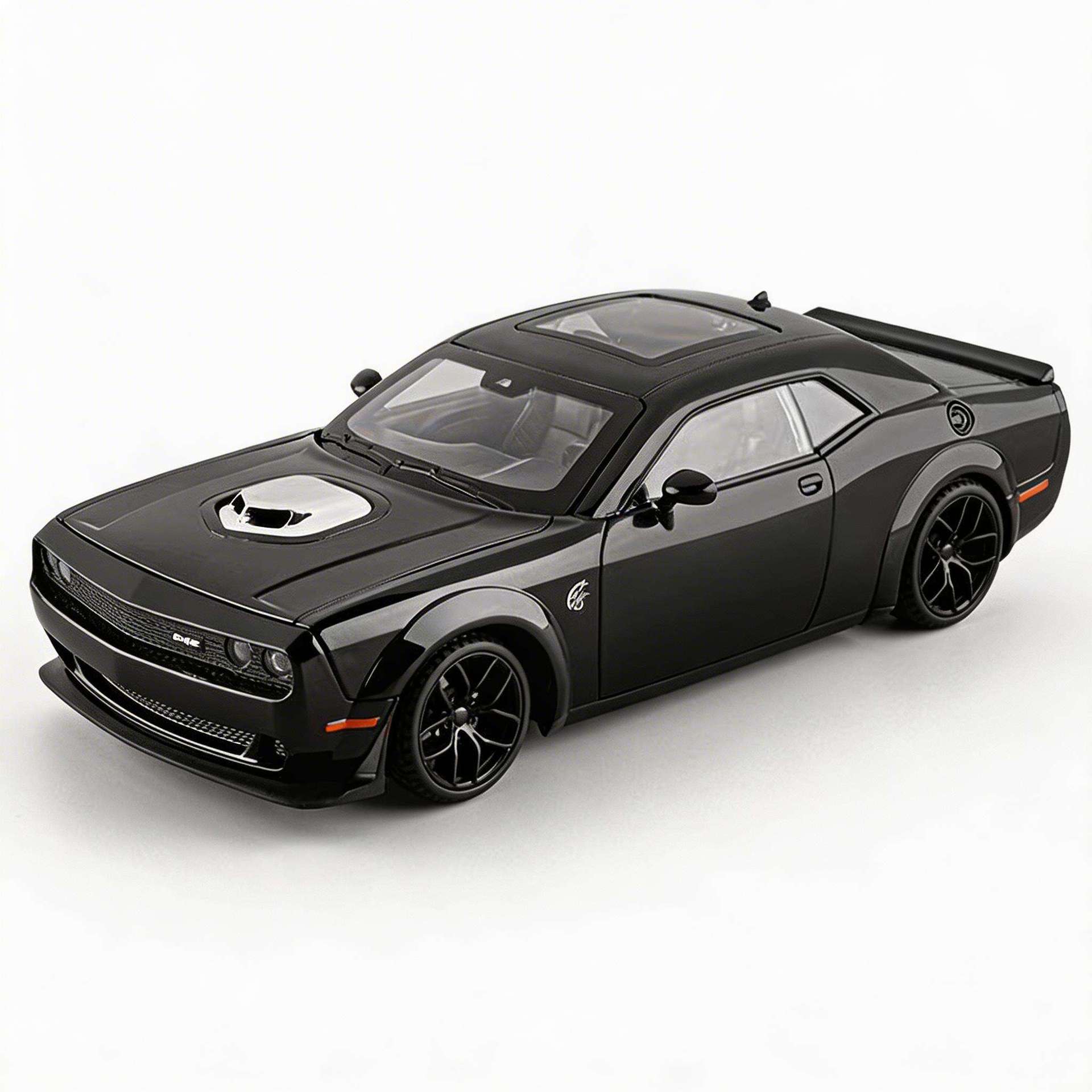 1:18 Dodge Inferno gato modelo de automóvil de aleación Echo sonido y luz dormitorio estudio decoración hermosa regalo preferido del Día del Trabajo