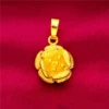 Pendant, 2 size, flowered