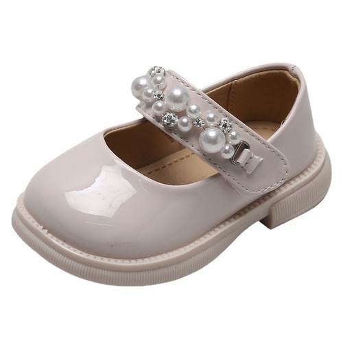 Girls kids baby stage performance princess shoes child princess shoes one year old girls single small soft leather shoes baby shoe bottom toddlers