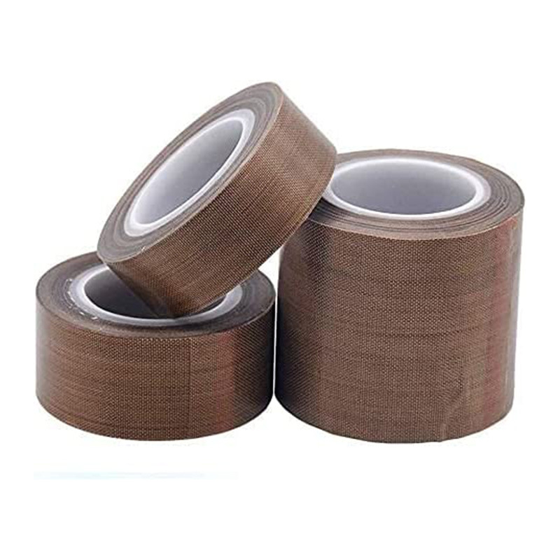 Customized PTFE marrón hierro teflón cinta de sellado resistente a altas temperaturas aislamiento térmico resistente al desgaste cinta adhesiva estática