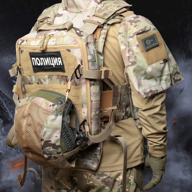 Camuflaje de campo transfronterizo chaleco de entrenamiento táctico multifuncional chaleco de protección de fanáticos militares chaleco de desmontaje rápido chaleco de chaleco