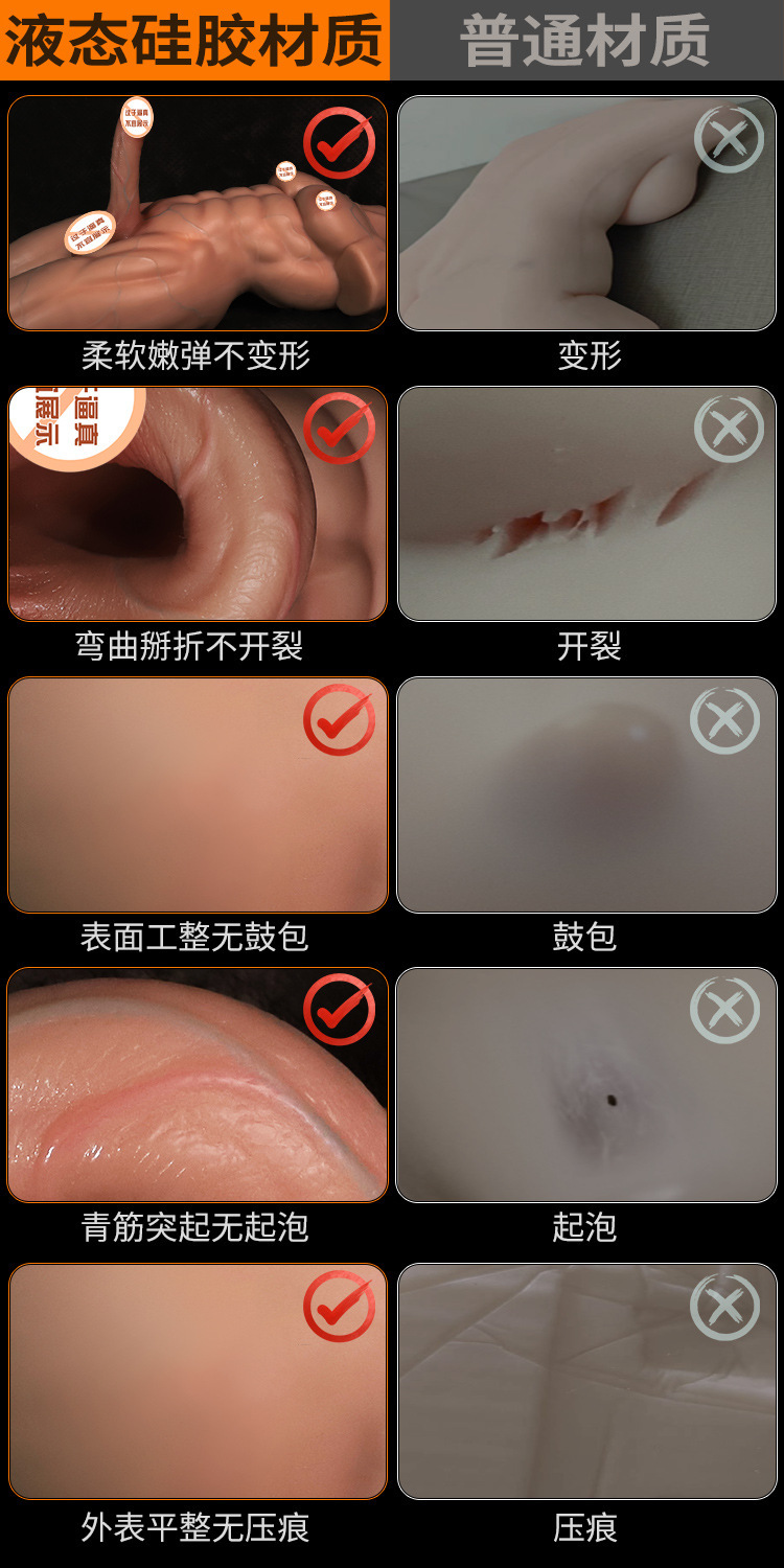 Jiuai Silicone Dildo Masturbation Device, Soft Flesh Gun Machine for Women, Non-Inflatable Adult Toy — detail image 11