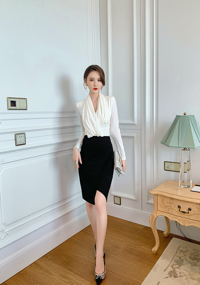 B8303 1120K VÁY ĐẦM LIỀN THÂN NỮ CHOTDNG MÙA XUÂN THU ĐÔNG THỜI TRANG NỮ G04 SẢN PHẨM MỚI