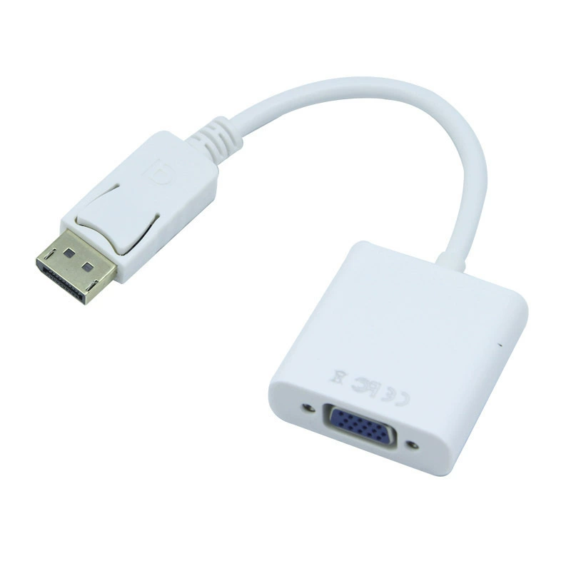 Большой DP к VGA кабель платформа для компьютерной графической карты дисплей проектора конвертер HD подключение dp к VGA