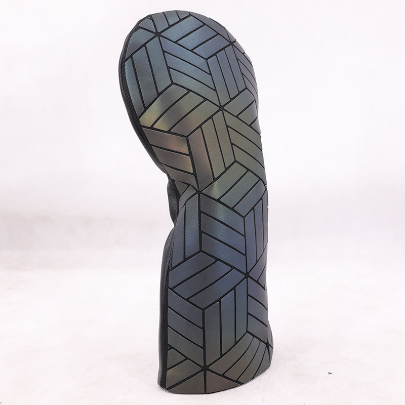 Nuevos suministros de golf personalizados, juegos de palos de golf, juegos de madera, juegos de cabeza de varilla de color mágico, juegos protectores que cambian de color transfronterizos