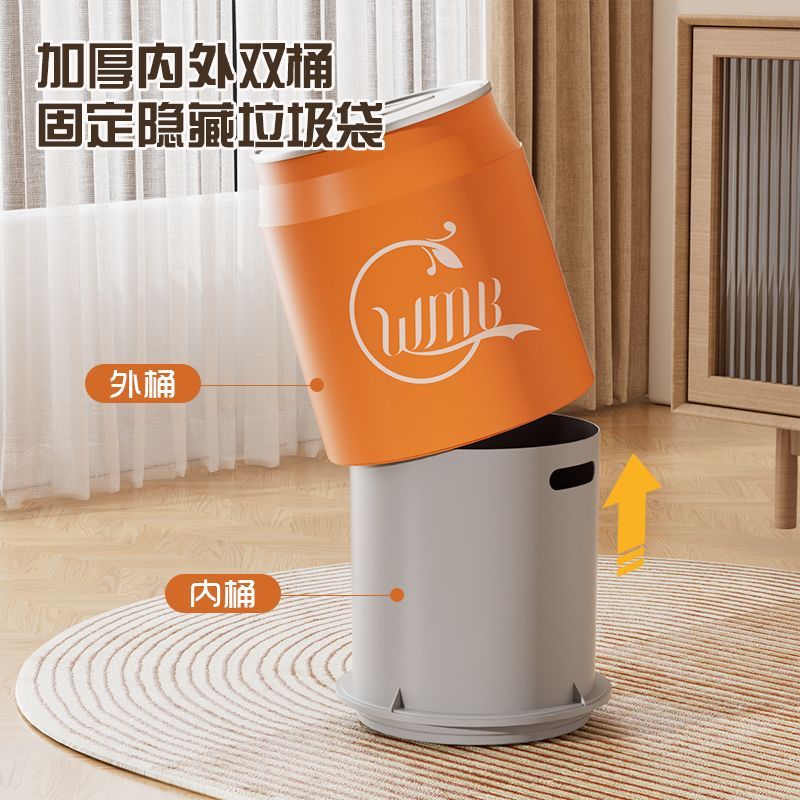 Coca-Cola basura latas prensas creativas en línea popularidad doméstica con cubierta sala de estar gran contenedor cesta de papel de baño