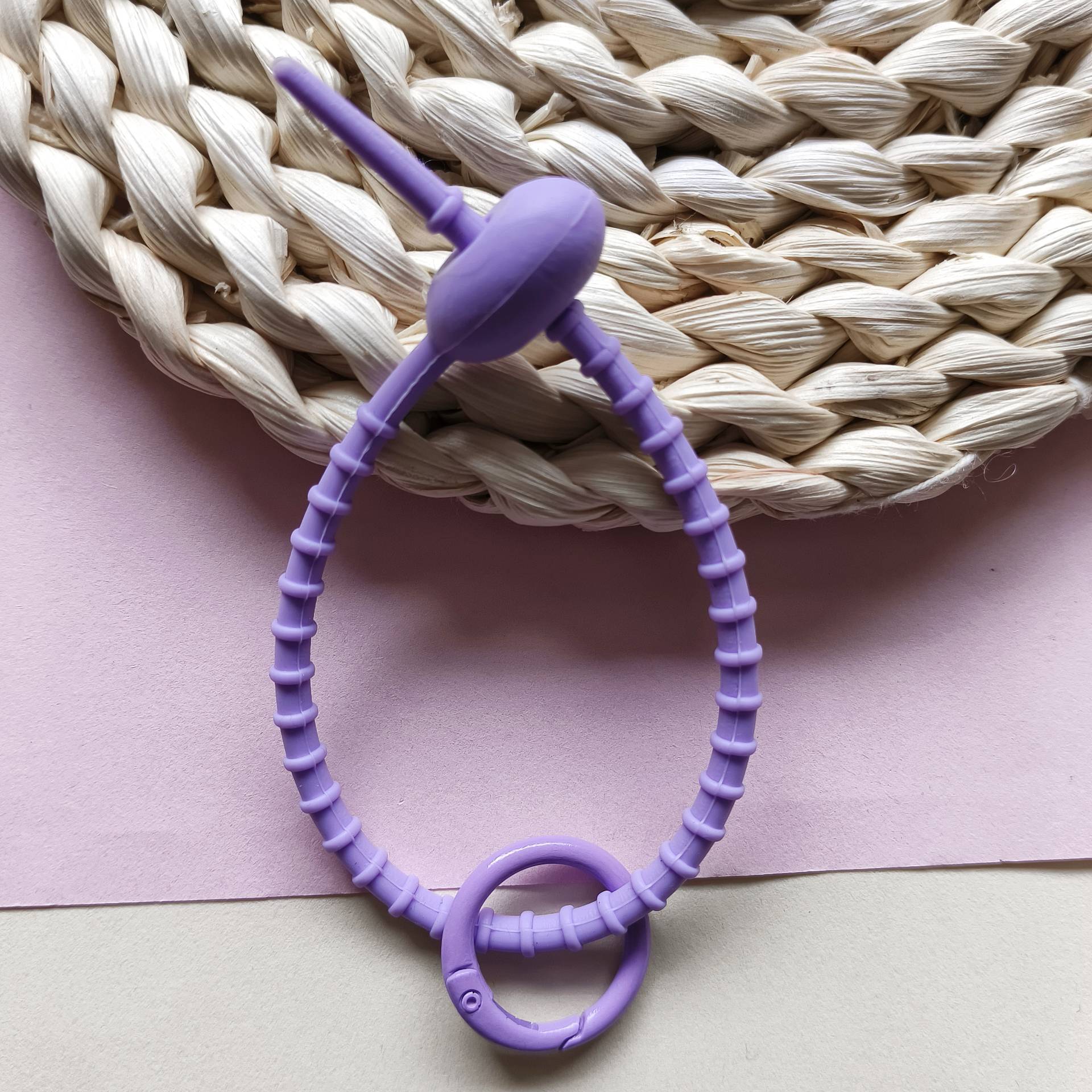 Purple ties (clamps), 22cm