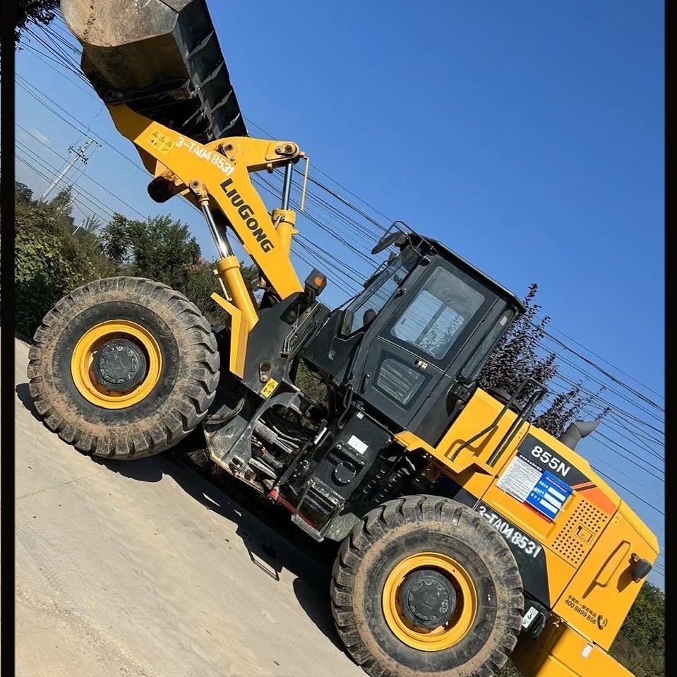 Liugong 855N Longgong 50 Loader mercado de segunda mano en Shanghai para exportar