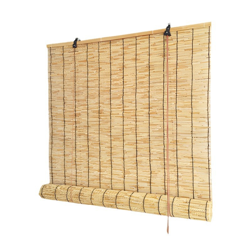 Factory Direct Sales Reed Curtains, Straw Curtains, Roller Blinds, Balcony Sunshades, Outdoor Blinds, Bamboo Curtains, Outdoor Courtyard Breathable
