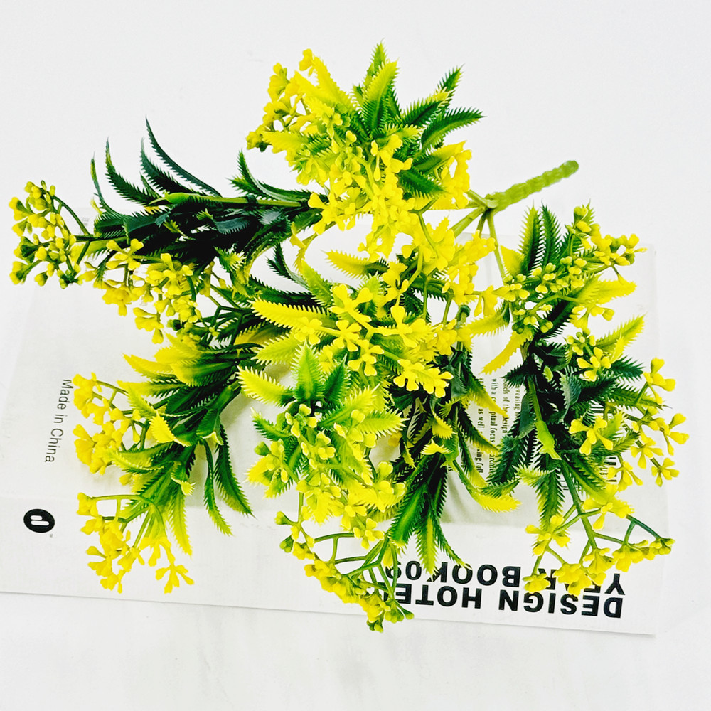 6 tenedores lavanda amarillo puro