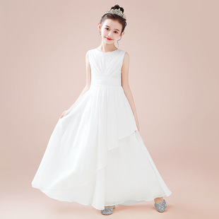 Amazon direct selling girls dress dress children's piano orchestral performance dress poetry reading performance dress global