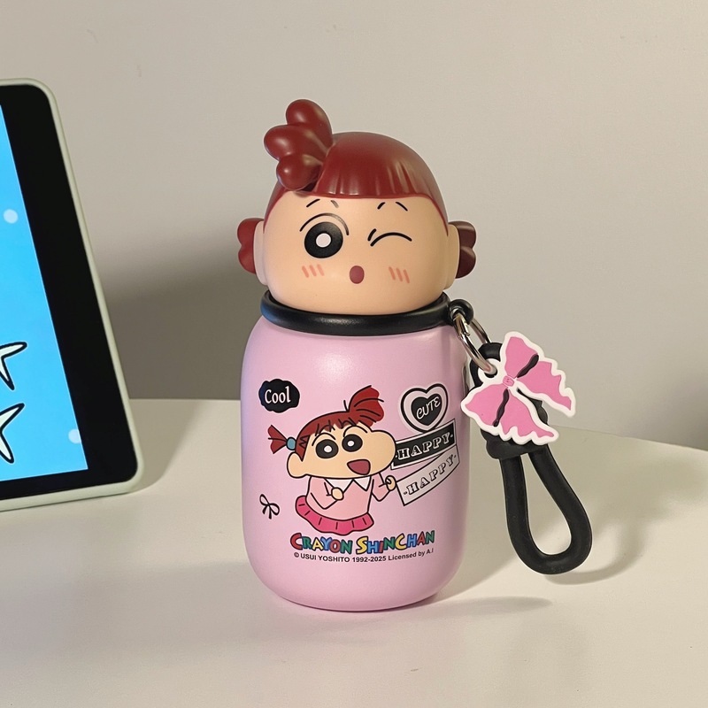 蜡笔小新迷你保温杯2025新款高颜值女小水杯儿童可爱小巧杯子便携|undefined