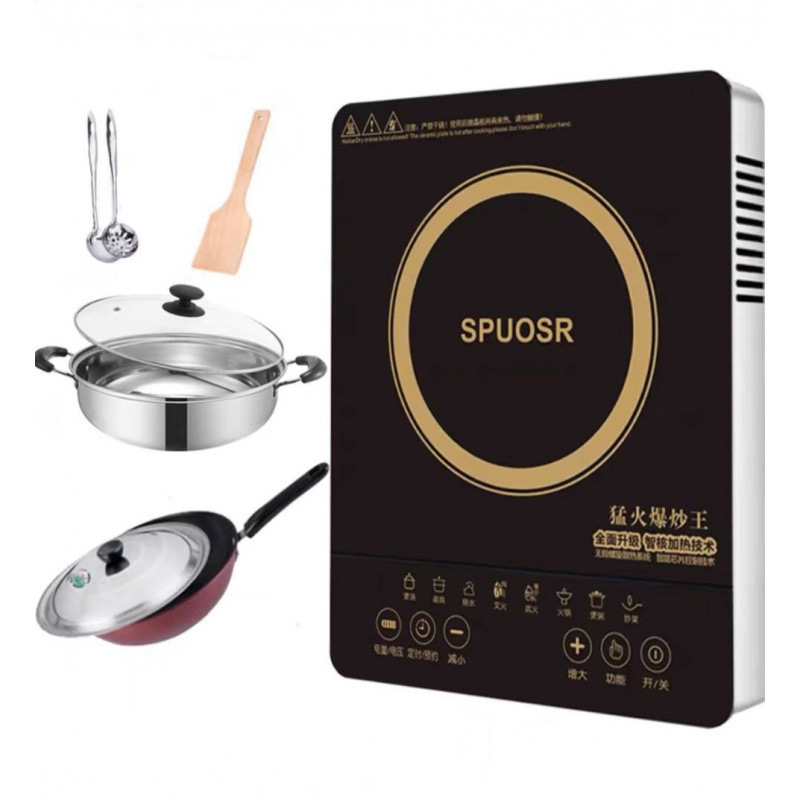苏泊电磁炉家用3500W大功率多功能智能触摸爆炒节能防水一体|undefined