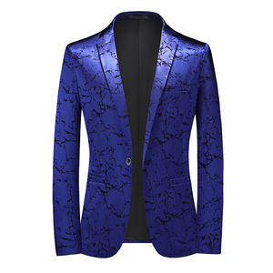 Men youth stage performance jazz dance blazers host singers dress suit music production wedding party photos shooting coat for male