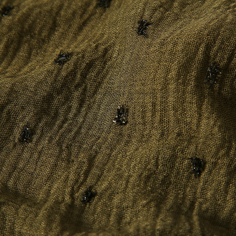 跨境速卖通新款泡泡巾银丝小点点毛球须边单色包头围巾一件代发