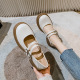 Small leather shoes 2024 new women's shoes single shoe college style JK shoes thick soled Mary Jane shoes women's spring size 41-43