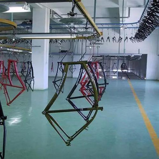 Manufacturers Customized Powder Electrostatic Coating Line Supply Fully Automatic Bicycle Spray Plastic Production Line Body