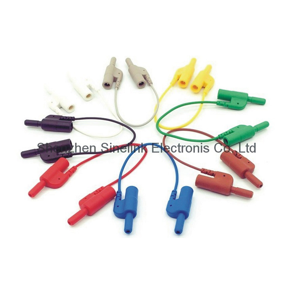 安全型DIN 42802 Φ1.5mm公母头对Φ1.5mm公母头脑电极转换跳线