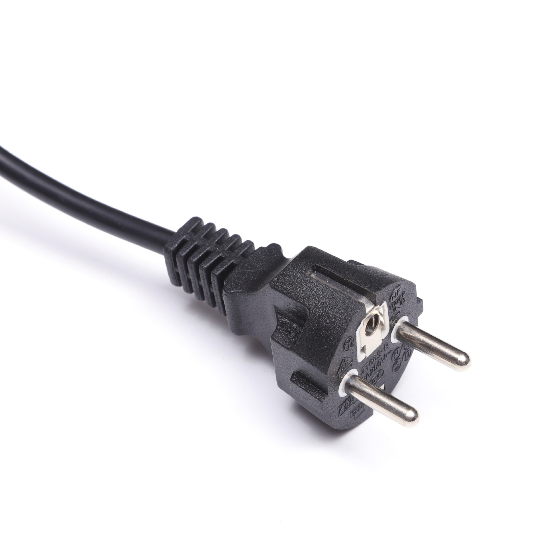 欧规插头电源线 德标法式插头线 3*0.75/1平方欧标品字插头