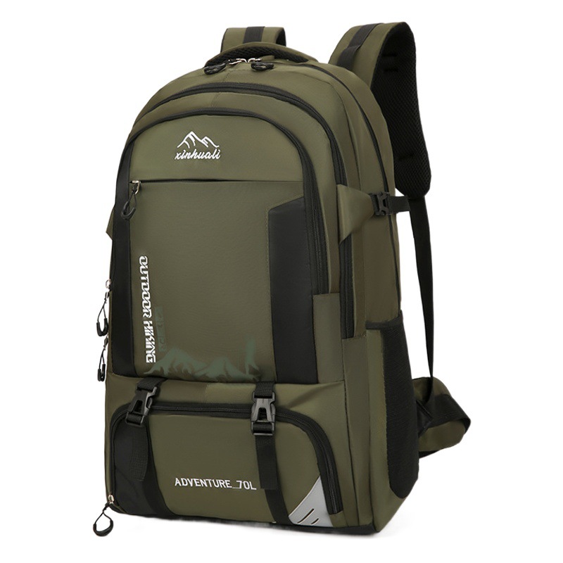 Cross-Border Outdoor Mountaineering Bag, Large-Capacity Travel Bag, Men's Backpack, Outdoor Backpack, Sports 70L Large Hiking Bag