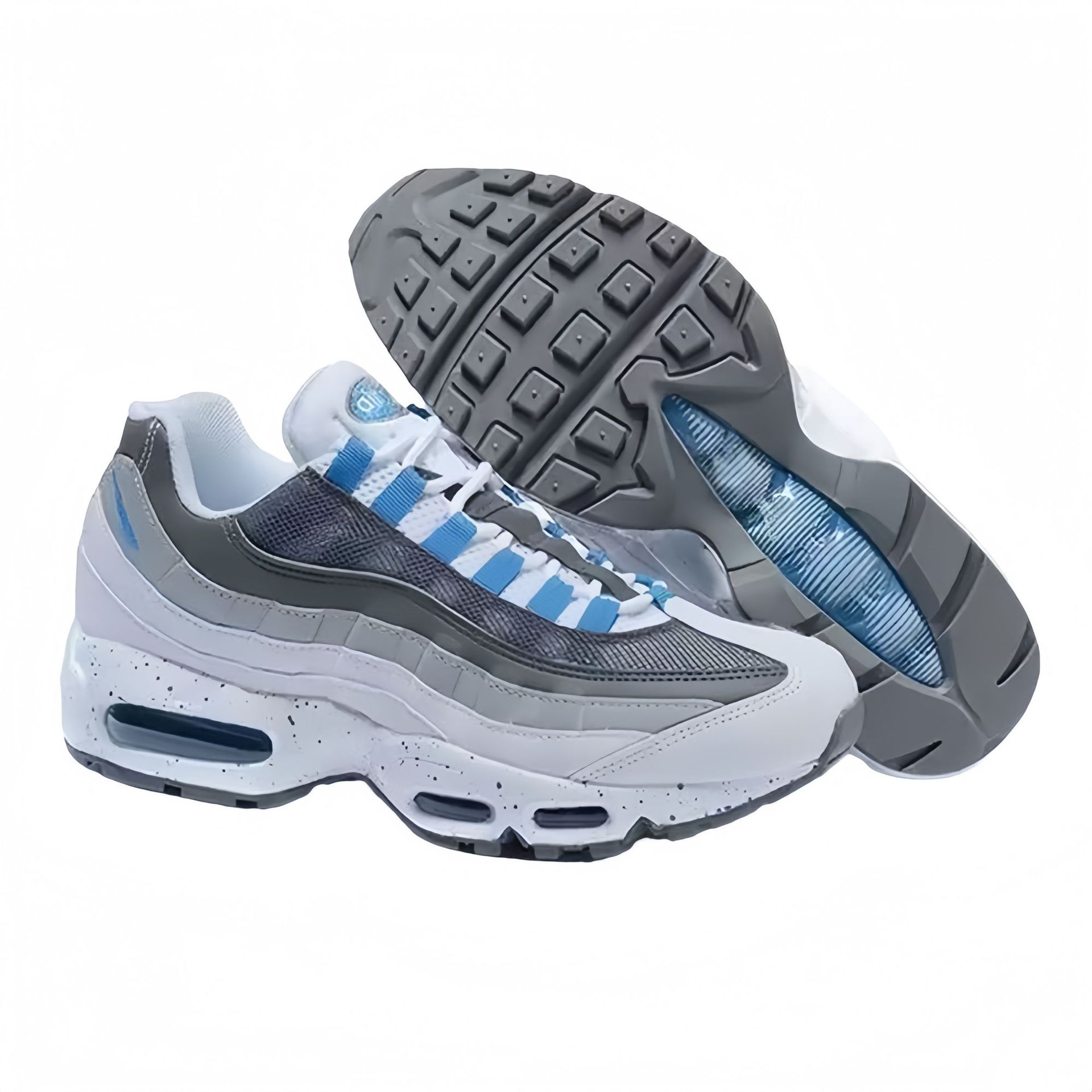 Max95 - Fondo de punto blanco y azul 40 - 46