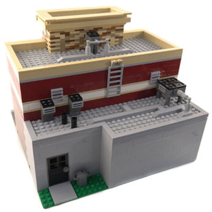 C4218 Modular Building: Restaurant (with Interior Decoration) for Collecting 2243 Particle Numbers