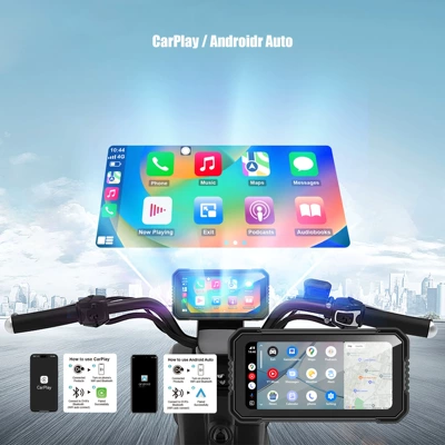 Motorcycle driving recorder Front and Rear Dual