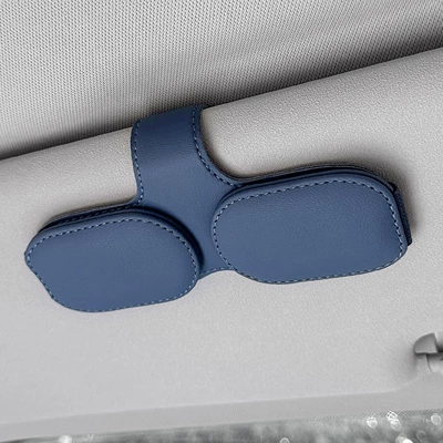 clip multifunctional sunglasses clip, Car Glasses Clip/Bill Clip - sapphire-blue