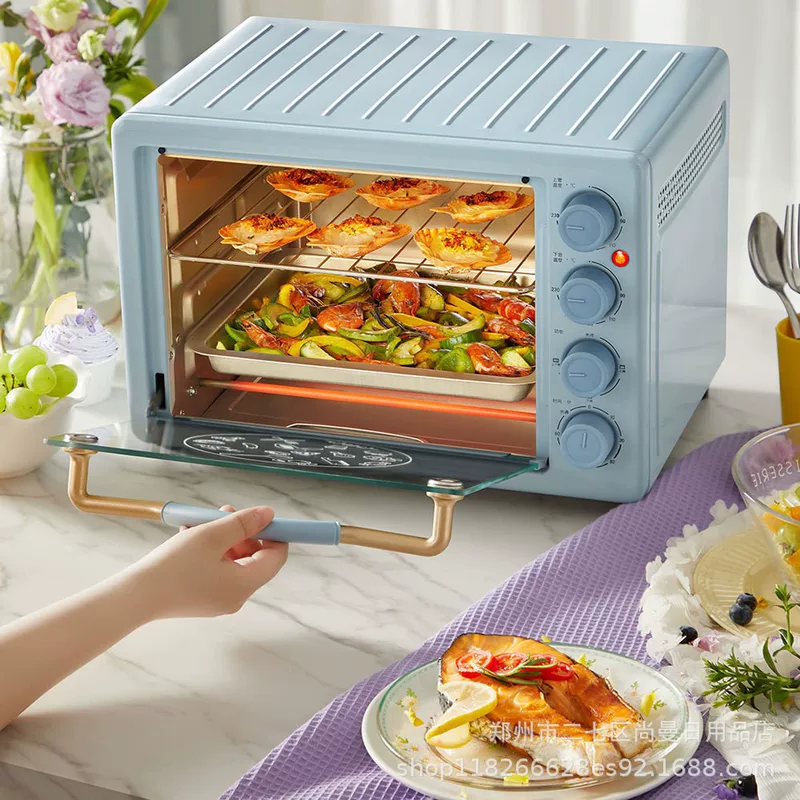 Small Bear Oven household electric oven with large capacity 20 liter mini oven multifunction baking DKX-C20D1