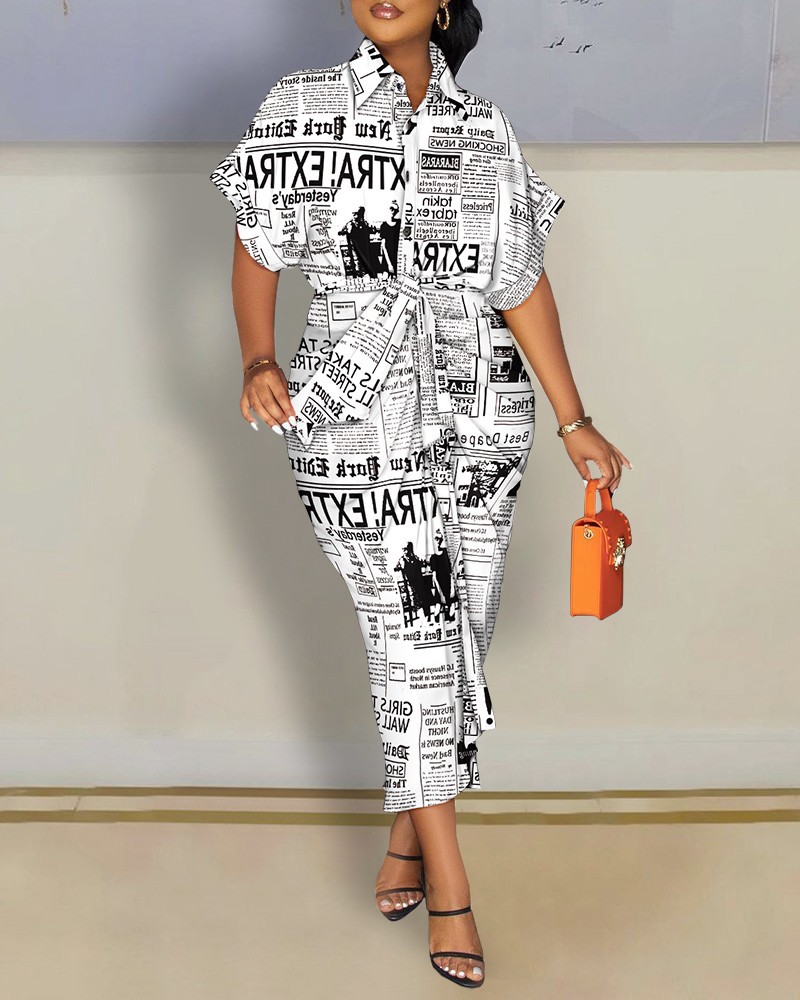 Elegant Color Block V Neck Short Sleeve Dresses Maxi Long Dress Wrap Dress